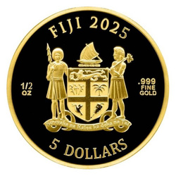 Fiji: Cats 1/2 oz Gold 2025 Prooflike