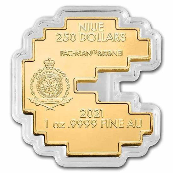 Niue: PAC-MAN 1 oz Gold 2021