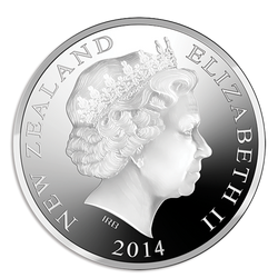 Kiwi 1 unce stříbra 2014 Proof