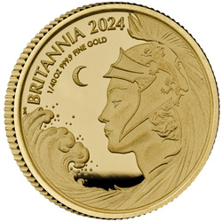 Ensemble de 6 pièces Premium Britannia en or 2024 Proof
