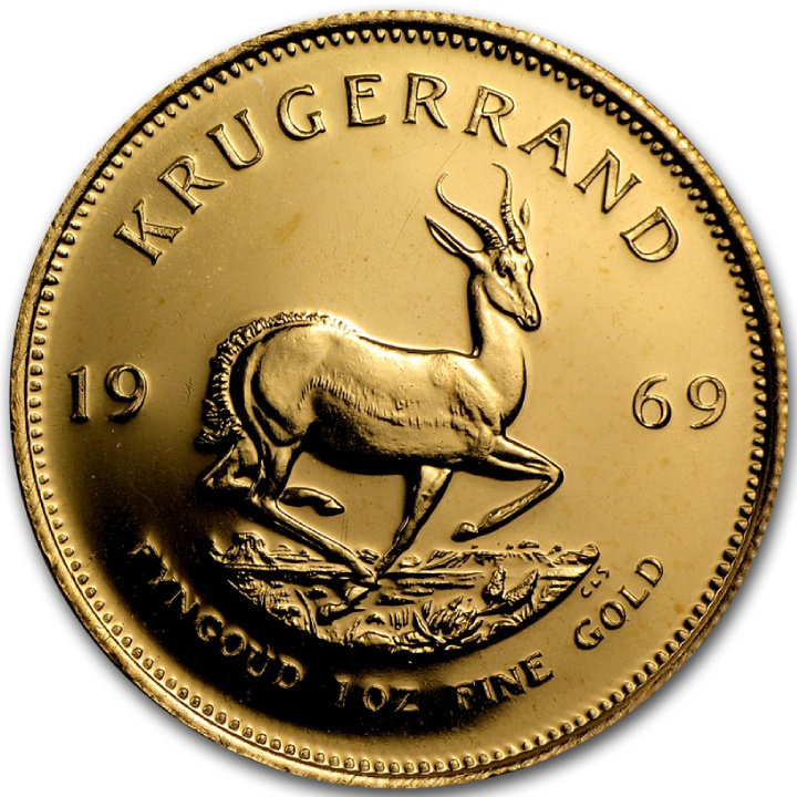 Krugerrand 1 uncia arany 1969