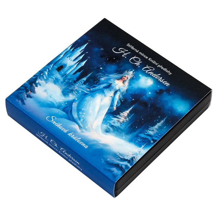 Niue: Book Templates - H. C. Andersen - The Snow Queen kolorowany 29 gramów Srebra 2025 Proof