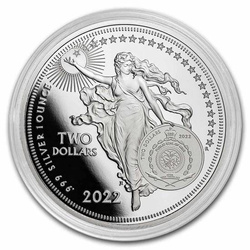 Niue: Icons of Inspiration: Isaac Newton 1 uncja Srebra 2022 Proof