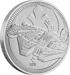 Niue: Star Wars – Millennium Falcon 1 unce stříbra 2021