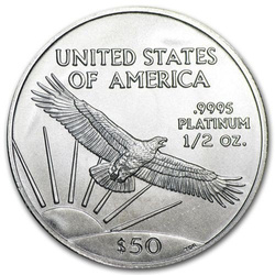American Eagle 1/2 once de platine