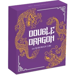Dwa Smoki 1 uncja Srebra 2020 Proof