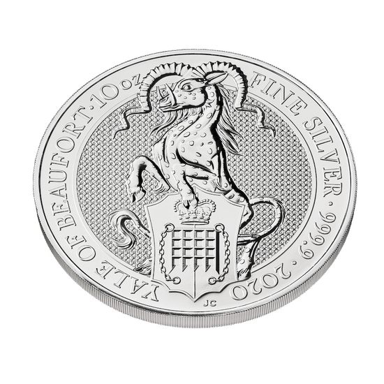 Les bêtes de la reine : Yale Beaufort 10 onces d'argent 2020