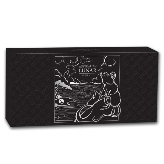 Lunar III: Anno del Topo Set 3,5 once d'argento Proof