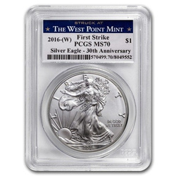 Amerikai sas 1 uncia ezüst 2016 PCGS MS70 First Strike