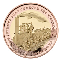 200 Years of the Modern Railway £2 Oro Proof