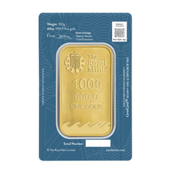 The Royal Mint - Britannia 100 Gramm Goldbarren