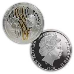 Maui and the First Dog: 2020 Proof Set of 2 x 1 Ounce Silver Coins