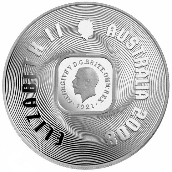 Kookaburra Un penique 60g Plata 2008