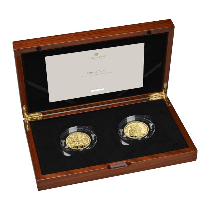 Great Engravers: Petition Crown 2023 UK 2 oz Gold Proof Two Coin Set