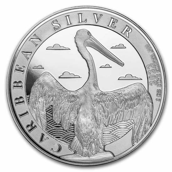 Barbados: Caribbean Pelican 1 uncja Srebra 2022