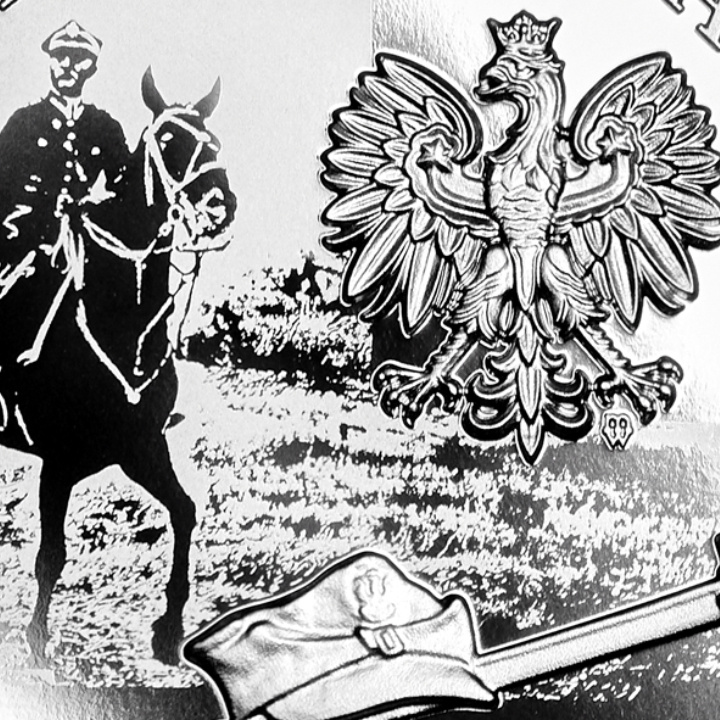 Mjr Henryk Dobrzański „Hubal” 10 PLN Silver 2024 Proof High Relief