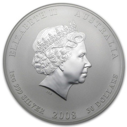 Lunar II: Year of the Mouse 1000 g Silver 2008