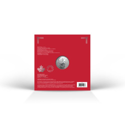 Foglia d'acero canadese Treasured - Anno del Coniglio 1 oncia d'argento 2023