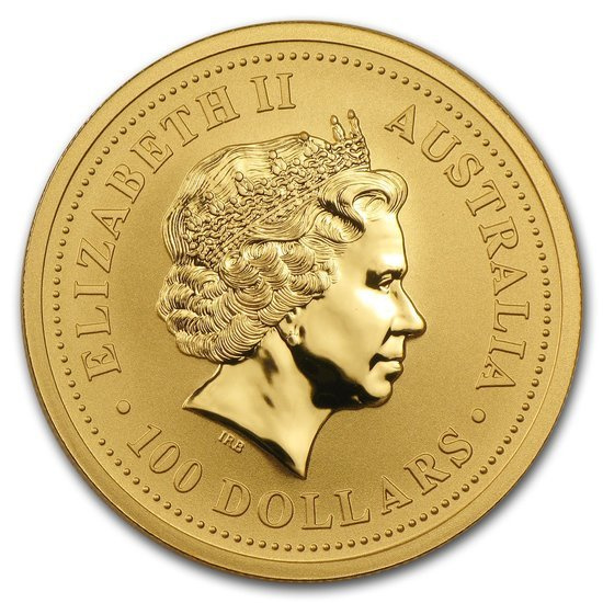 Lunar I : Année de la Chèvre 1 once d'or 2003