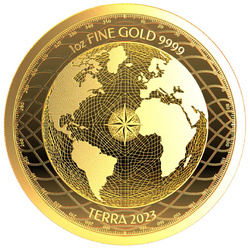 Niue: Terra 1 uncja Złota 2023 Prooflike