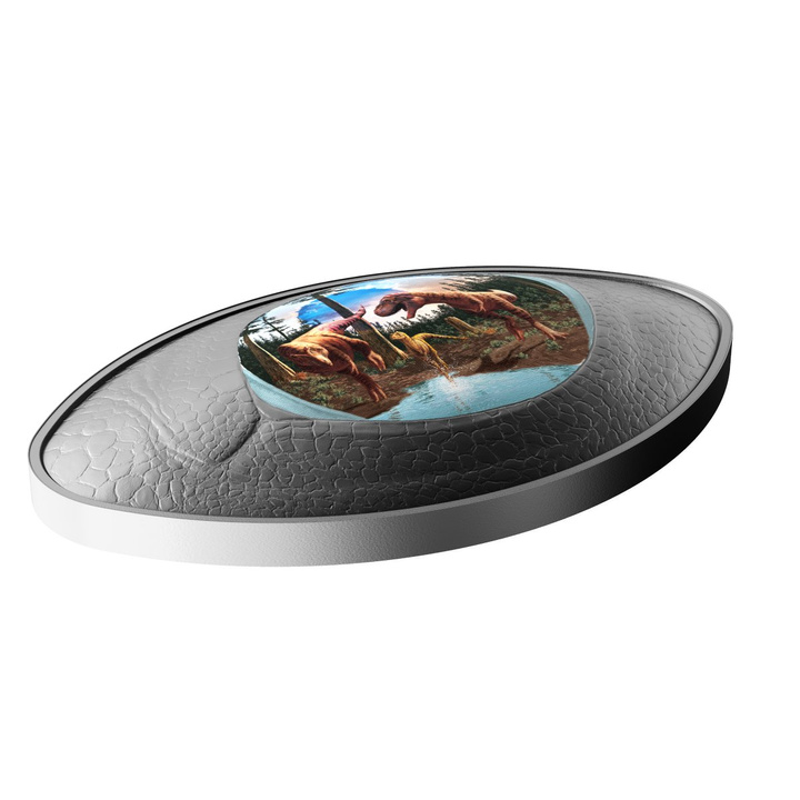 Canada: Dinosaur Eye 1 uncja Srebra 2025 Proof Shaped Coin