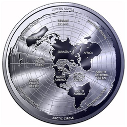 Titanmedaille New World Order 1 Unze Titan 2027