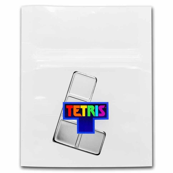Niue: Tetris – L-Tetrimino blokk 1 uncia ezüst 2023