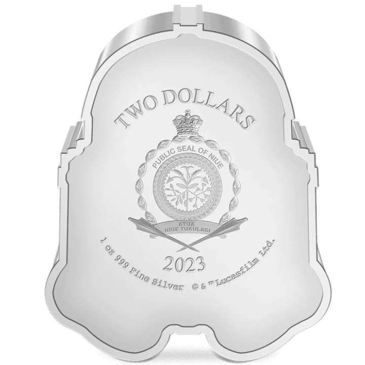 Niue: Star Wars Clone Wars 20th Anniversary - 501st Legion coloured 1 oz Silver 2023 Proof Coin