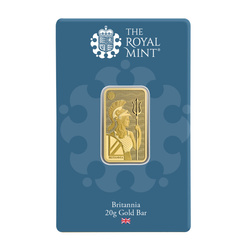 Lingot The Royal Mint - Britannia 20 grammes d'or