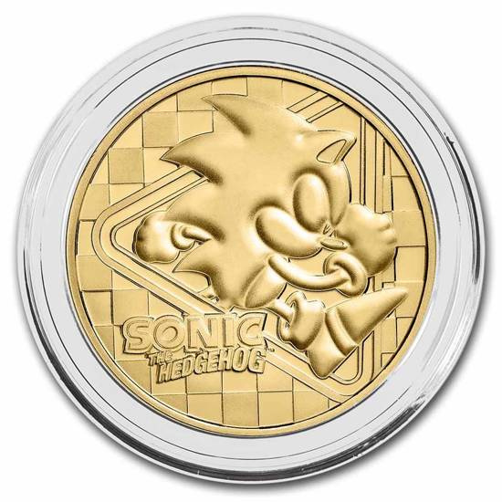 Niue: Sonic The Hedgehog 1 oz Oro 2022