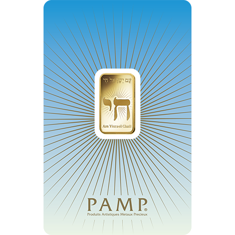 5 grammos Pamp Suisse aranyrudak kereszténység