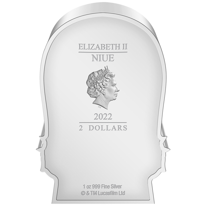 Niue: Star Wars - Krrsantan Chibi Coin kolorowany 1 uncja Srebra 2022 Proof