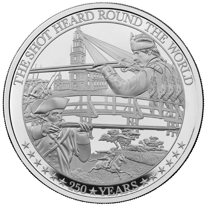 The Battle of Independence 1 once d'argent 2025 Proof