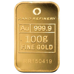 Rand Refinery 100 g Goldbarren