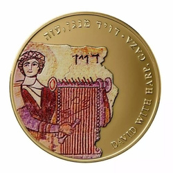 David s harfou barevná 1 unce zlata 2012
