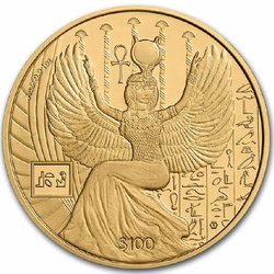 Sierra Leone: Egyptian Gods - Isis 1 oz Gold 2023