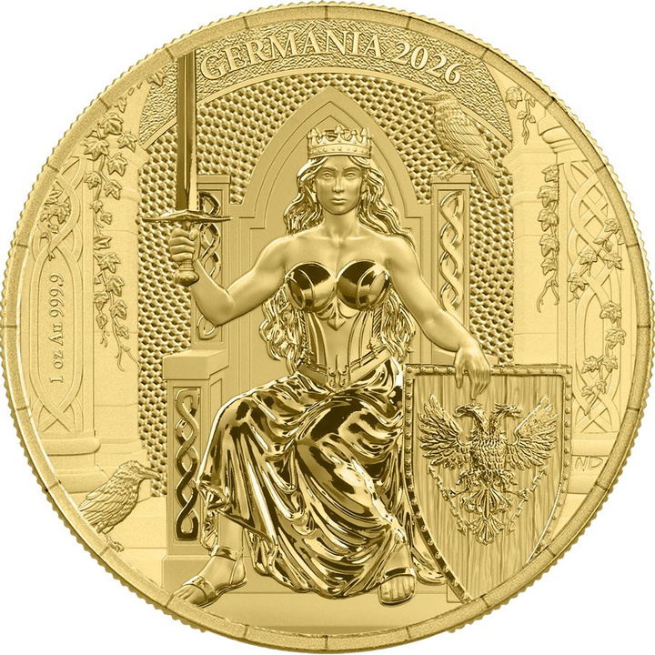 Złota Moneta Germania Mint: Germania 1 uncja Złota 2026