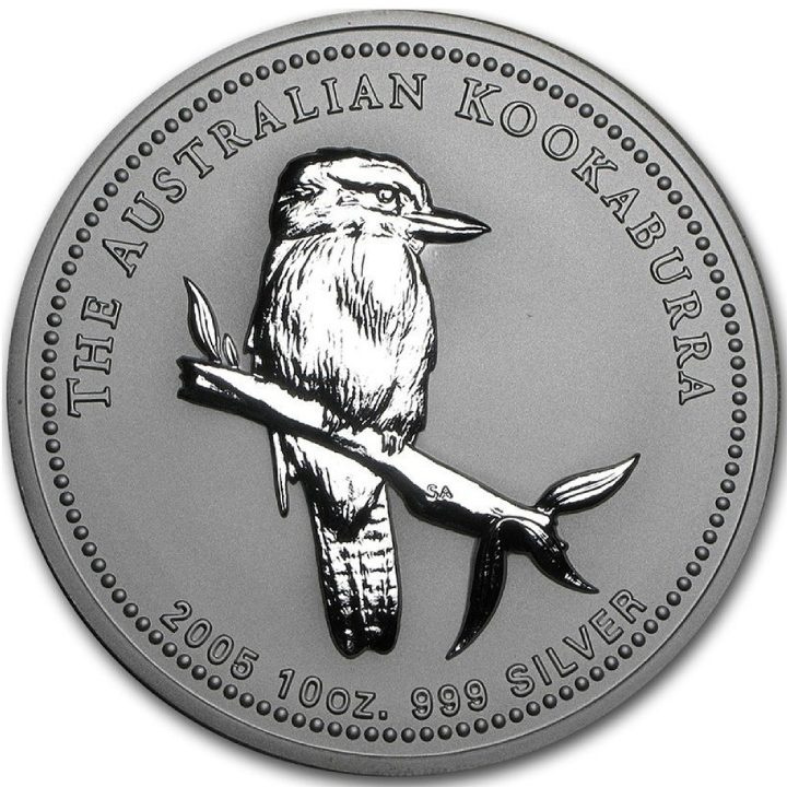 Kookaburra 10 uncji Srebra 2005