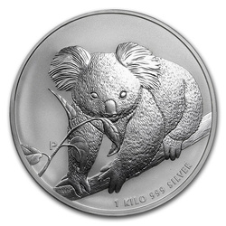 Koala 1000 gramos Plata 2010
