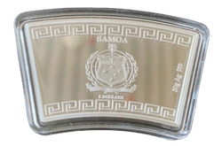 Bar Coin Samoa: Year of the Tiger 30 grams Silver 