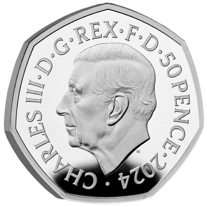 The Gruffalo's Child 50p coloured Silber 2024 Proof