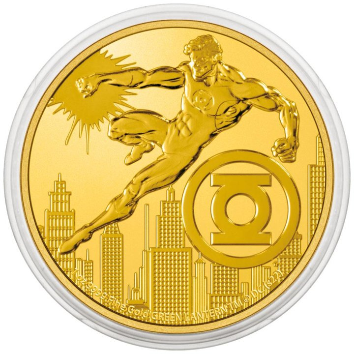 Niue: DC Comics - Lanterna Verde 1 oncia d'oro 2022