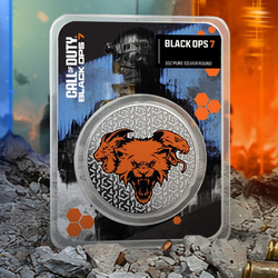 Call of Duty Black Ops 7 koloriert 1 oz Silber 2025 Proof