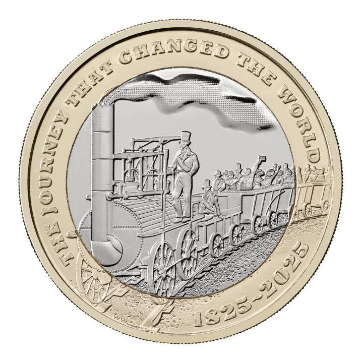 200 Years of the Modern Railway £2 Copper-Nickel Coin