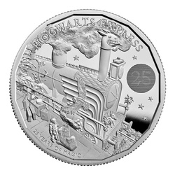 Harry Potter: Hogwarts Express 2 once d'argento 2022 Proof