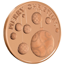 Christmas ornaments – 1 ounce of copper