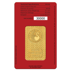 Perth Mint: Lunar III – Year of the Horse 1 oz Gold Bar (2026)