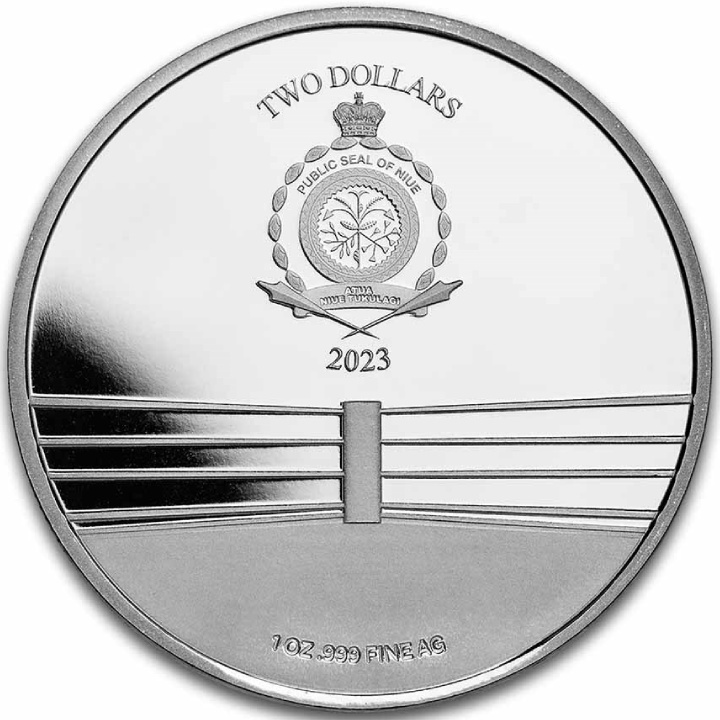 Niue: Muhammad Ali: Rumble In The Jungle 1 oz Silver 2023 Coin Slab