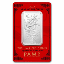 Lingotto Pamp Year of the Snake - Legend of the White Snake 1 oncia d'argento 2025