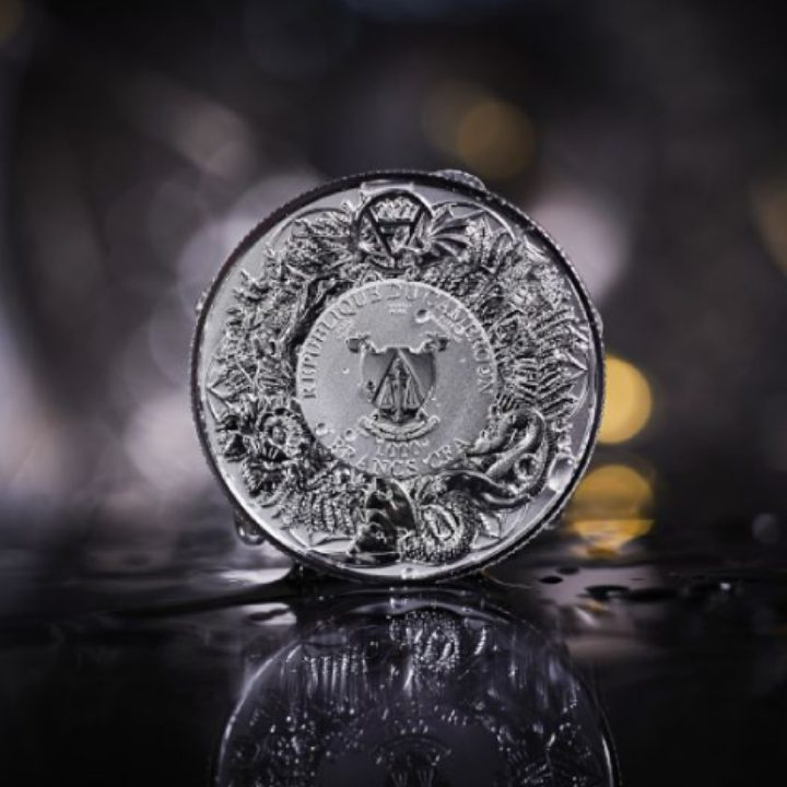 Slavic Bestiary: Rusalka 1000 Francs 2 oz Silber 2022 Coin
